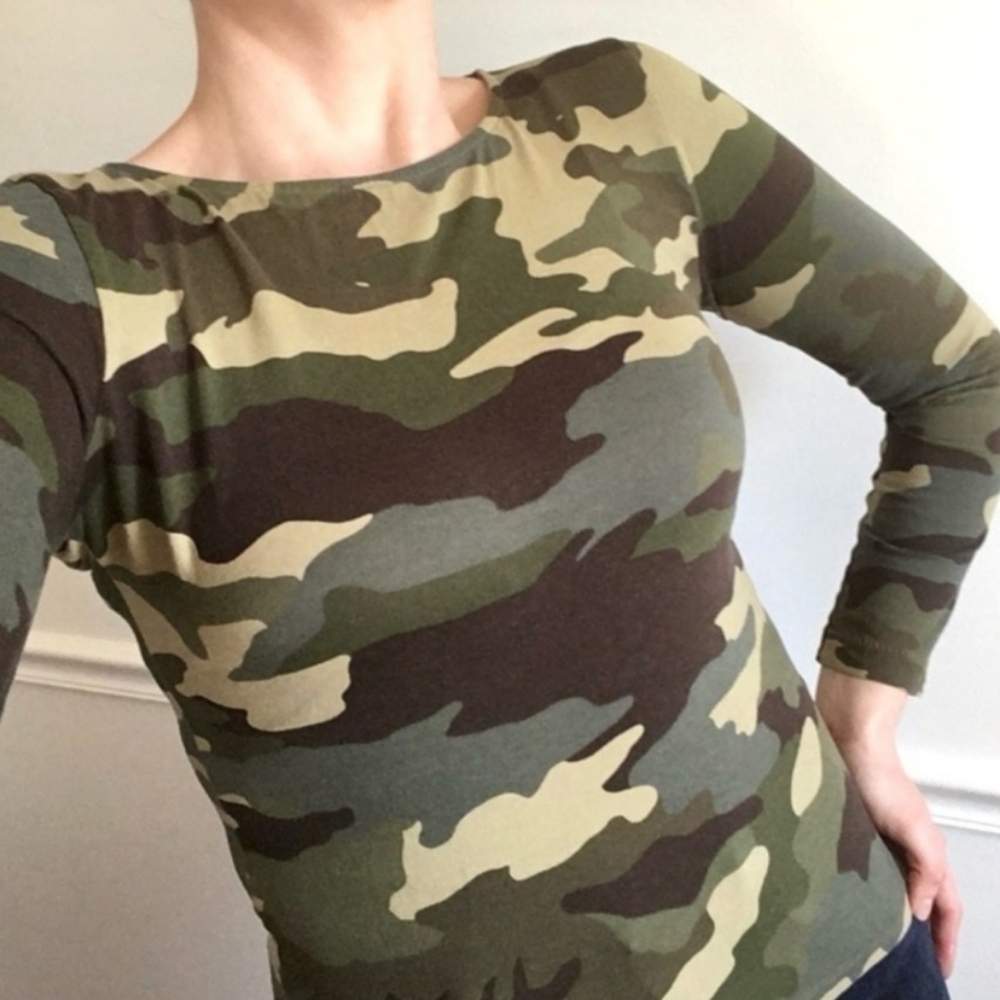 J.Crew Camo Tee